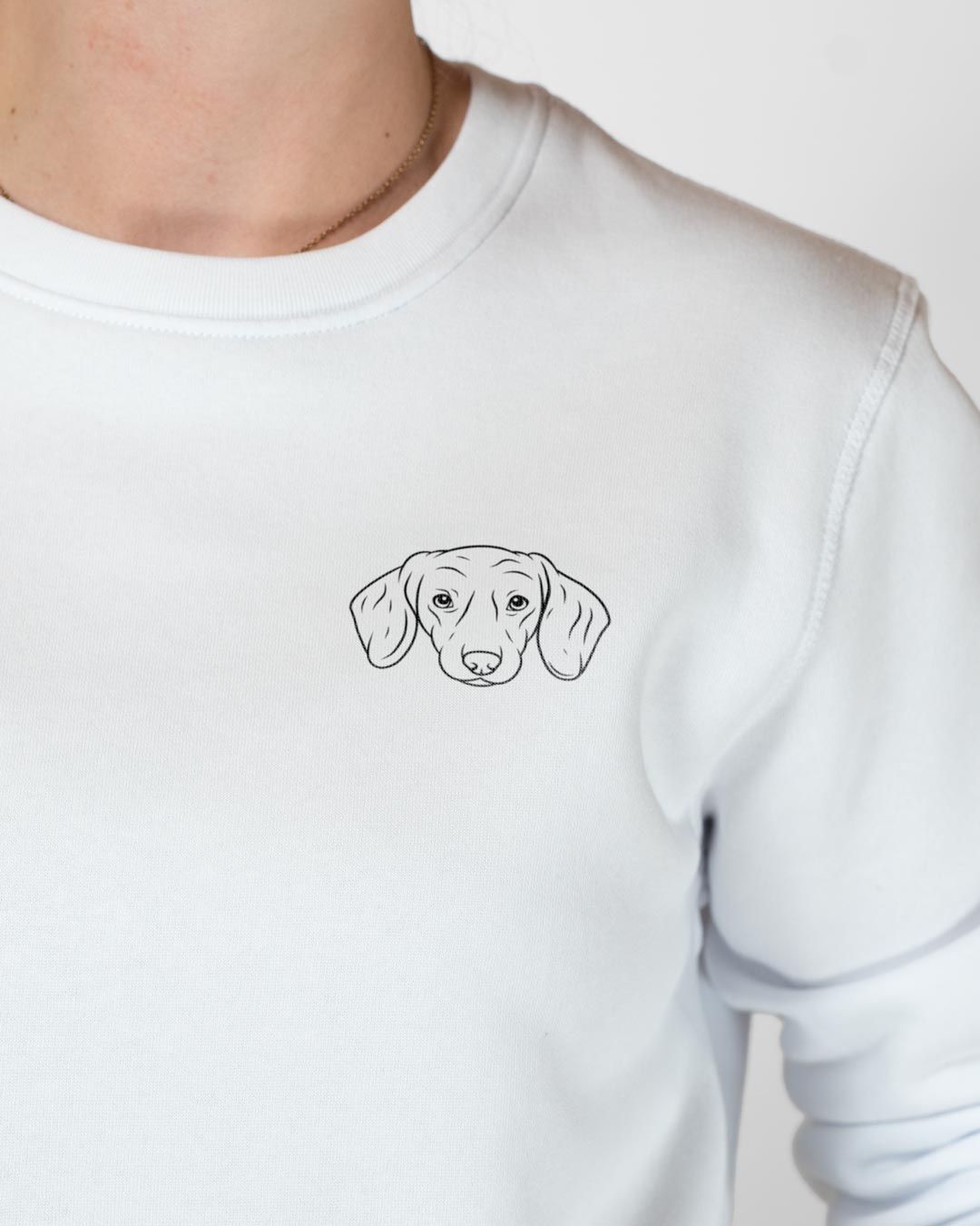 Dackel I Frauen Bio Baumwoll Pullover
