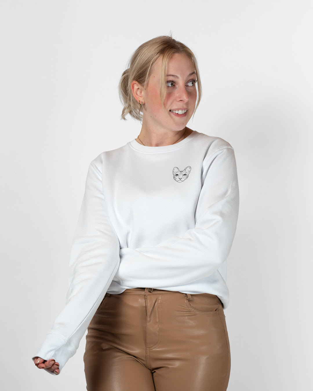 Nacktkatzen I Frauen Bio Baumwoll Sweater
