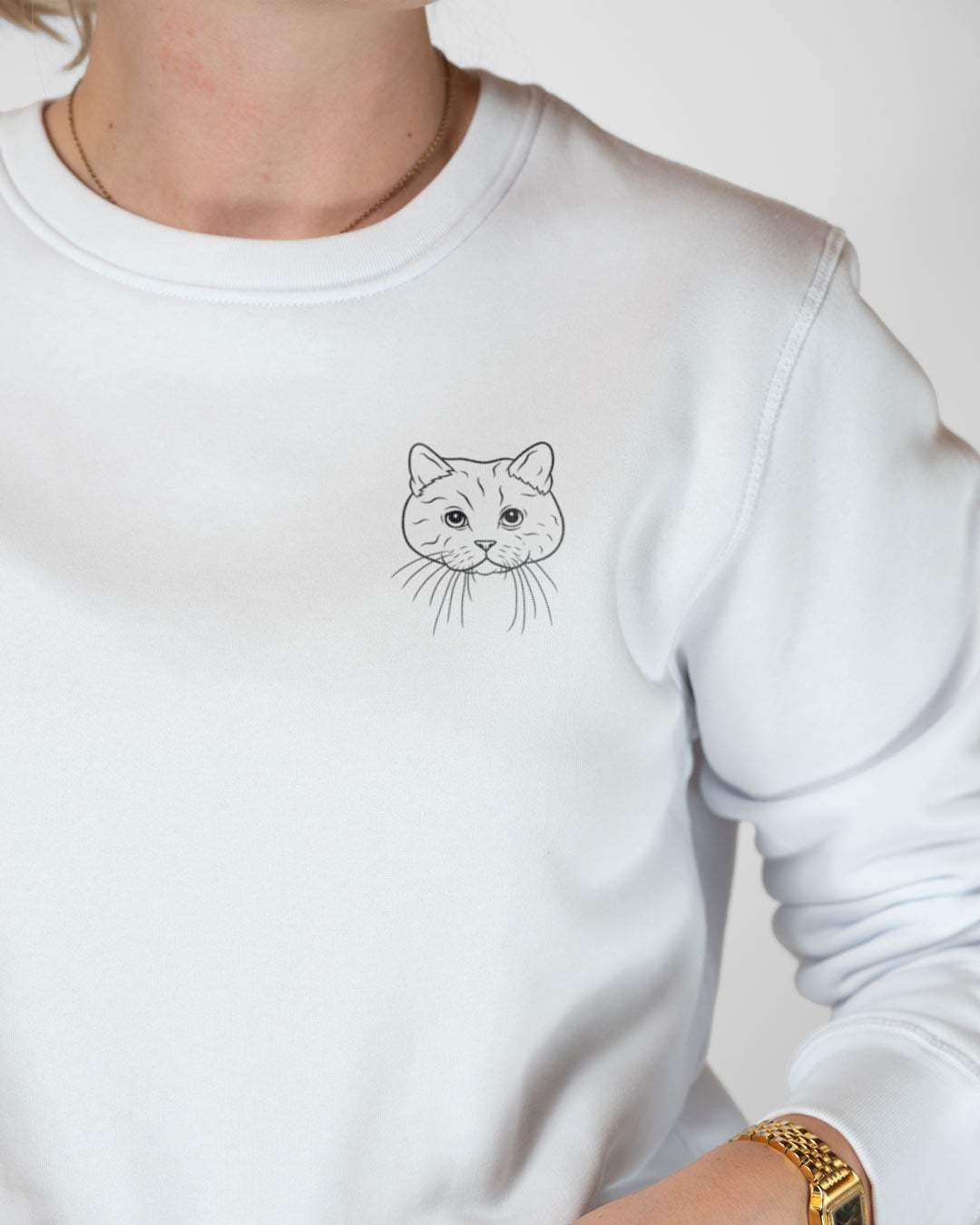 Britisch Kurzhaar I Frauen Bio Baumwoll Sweater